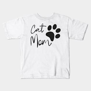 Cat mom Kids T-Shirt